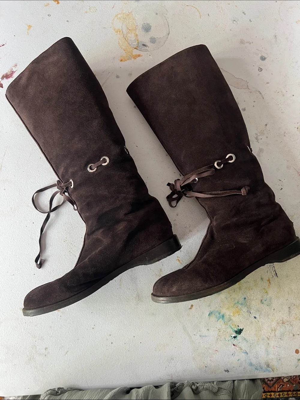 Jimmy Choo Genuine Suede Boots Sz 8